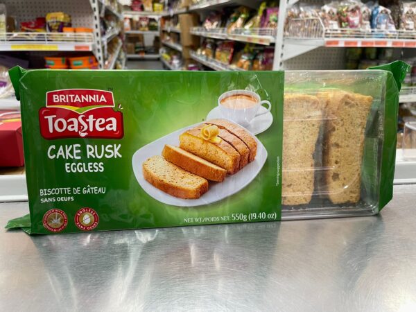 Britannia Toastea Cake Rusk Eggless 550g